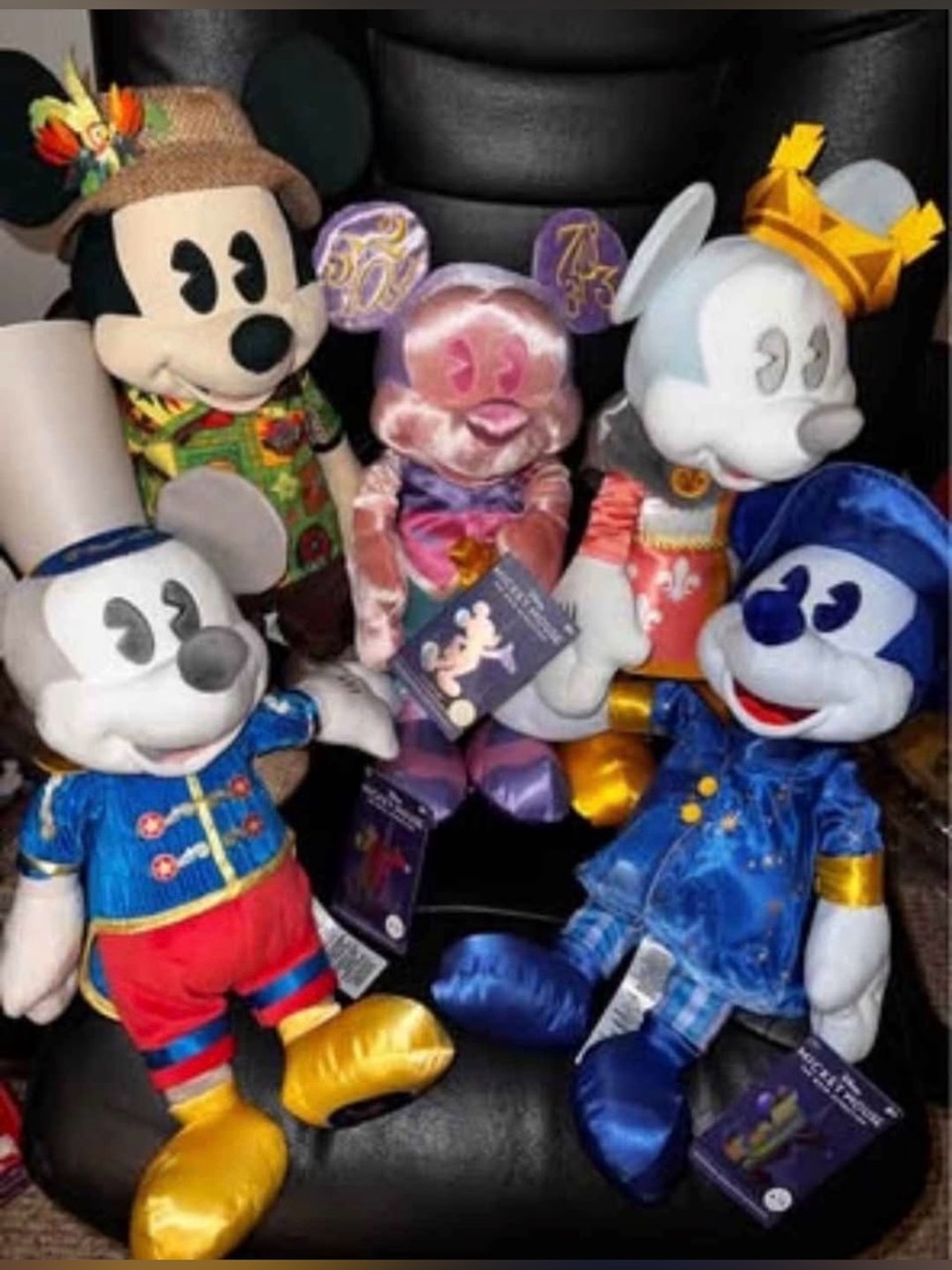 Disney-inspired Plush Mickey & Friends Collectible Set - Multicolor